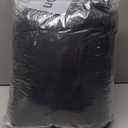 MATBEBY Full Size Mattress Pad - Cooling Breathable Mattress Topper, Quilted Fitted Mattress Protector, Pillow Top Mattress Cover with 8-21" Deep Pocket, Soft, Machine Washable, Black, 54x75 Inches