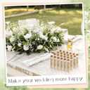 Chuangdi 24 Set Match Bulk Empty Matches Jars with Cork Top and 48 Striker Stickers Wedding Matches Favors Bulk Glass Match Holder for DIY Wedding Bridal Shower Party Favors Guests Gifts