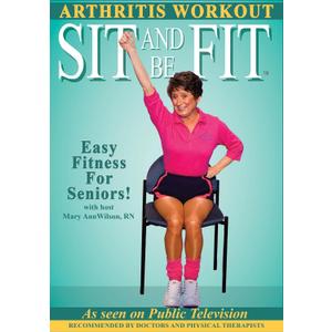 Sit and Be Fit Arthritis Award-Winning Chair Exercise Workout For Seniors-Stretching, Aerobics, Strength Training, and Balance. Improve flexibility, muscle and bone strength, circulation, heart health, and stability DVD