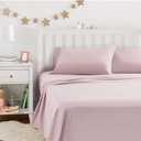 Pink Comforter Full Size Set – Soft All-Season Bedding, Includes 2 Matching Pillowcases – Elegant Pink Comforter for Girls, Teens, and Women