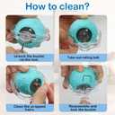 Waaiio Interactive Cat Toys for Indoor Cats,Automatic Moving Cat Ball in Pouch,Chirping Stimulation,Hide-n-Seek Chase Exercise Game,Motion Activate,Rechargeable Kitten Toys