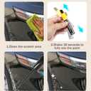 3 x Zlirfy Touch Up Paint Pen,Car Scratch Remover for Deep Scratches,Two-In-One Car Paint Scratch Repair Pen,Car Accessories Car Paint Pen Car Touch Up Paint,Car Scratch Remover for Deep Scratches (Black)