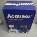 Acquaer 1/4 HP Automatic Swimming Pool Cover Pump, 2250 GPH Submersible Sump Pump with 3/4 Check Valve Adapter & 25ft Power Cord, Water Removal for Pool, Hot Tubs, Rooftops, Water Beds and more