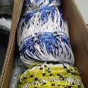 Electric Poultry Netting, 47.2" H x 164'L Electric Chicken Fence, Portable Chicken Fence with Double Spiked Fiberglass Posts for Chickens, Ducks,Turkeys, Sheep, Geese in Yard, Farms,Backyards, Garden