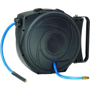 DYNAMIC POWER Elite Retractable Air Hose Reel with 3/8-Inch by 50-Feet PU Air Hose exceptional resistance to abrasion, oil, and weather - DP-HR5-315