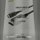 acer USB C to HDMI Cable for Home Office 6.6FT (4K@60Hz), Thunderbolt 4/3 Compatible, High-Speed Type C to HDMI 2.0 Braided Cord for MacBook, iPhone 17/16 Pro/Max, iMac, iPad Pro, Galaxy S25, Surface