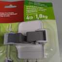 Command Broom and Mop Grippers Wall Hook, White, Damage Free Organizing, 2 Hangers