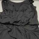 Aupuls Long Ruffel Wedding Guest Dresses for Women Elegant Sleeveless Ruched Waist Formal Dress XL