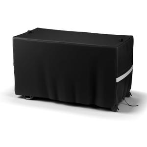 Prep Table Cover, Outdoor Dining Cart Cover, 53 Inch Waterproof Grill Cart Table Cover for Royal Gourmet, Keter Unity XL, Food Prep Table, 600D Oxford, Anti-UV, 53''Lx26''Wx28''H, black