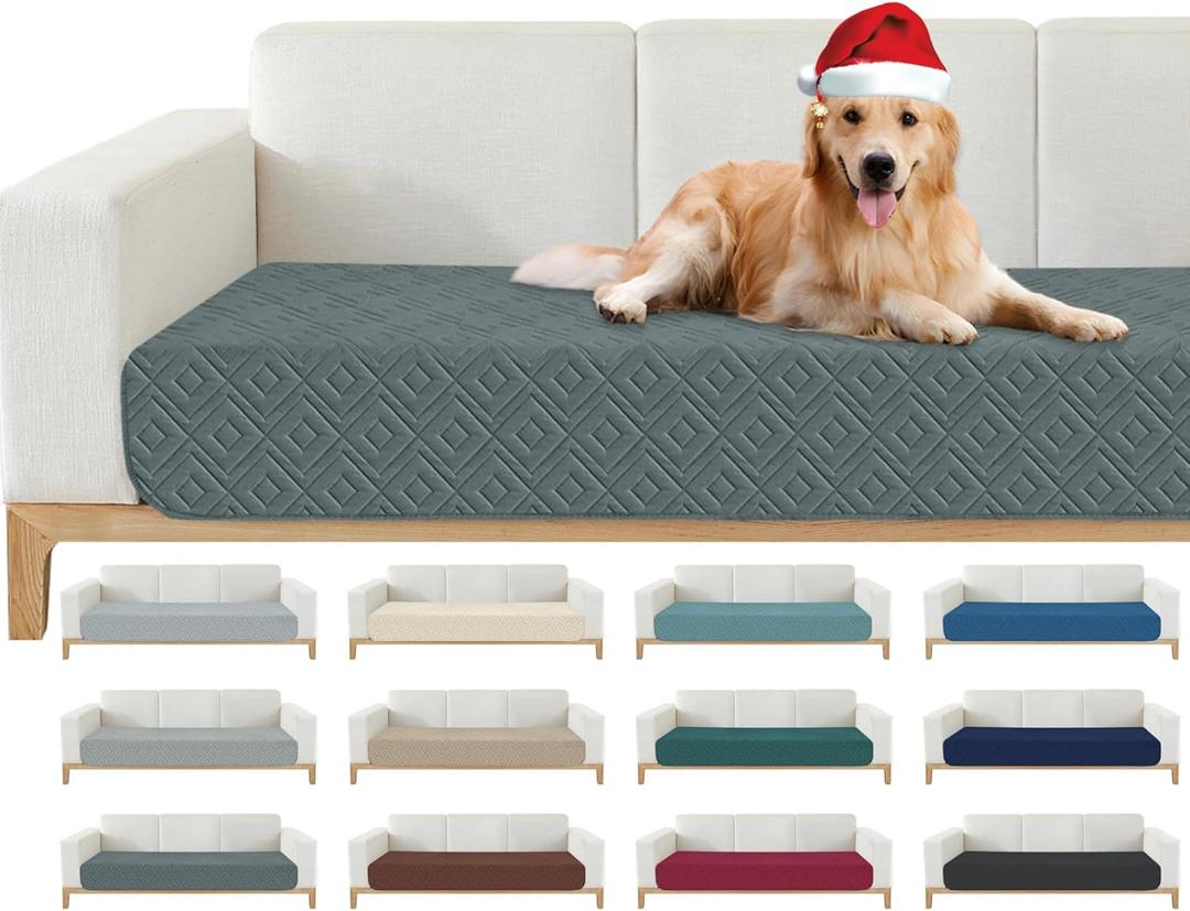 2026 Waterproof Sofa Dog Blanket (30"x70") Comfy Couch Sofa Mat for Pets with Anti-Slip Back, Universal Incontinence Lightweight Liner Pad for Furniture Car Picnic etc Durable Washable, Dark Grey