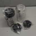 Blender Replacement Parts Compatible with Nutri Ninja, 5 Fins Extractor Blade, 216oz Cups with To-Go Lids, 3Rubber Gasket Accessories for Ninja QB3000/QB3000SSW/QB3004/QB3005/QB3001