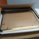 20x24 Picture Frame Set of 2, 20 x 24 Wood Poster Frames with Mat for 16x20, Wooden Photo Frames with Tempered Glass Cover for Wall Display, Gold