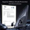 TOCOL Magnetic for iPhone 14 Case, Compatible with Magsafe, Upgraded Full Camera Protection, Drop Protection, Translucent Matte Back Bumper Phone Cover 6.1-Inch (Black)