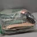 Extra Large Nail Polish Organizer Case Holds 86 to 100+ Bottles Nail Polish & Nail Lamp, Nail Supplies Storage Carrying Bag with 2 Removable Pouches, Portable Nail Tech Travel Box (Green, 86 Slots)