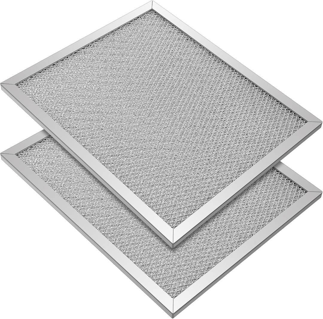 97006931 Aluminum Range Hood Filter Compatible with Broan Nutone Range Hood Exhaust Fan Filter Replace #S97006931 BP29 1172137 5-3078 88150 99010121 C88150 K758900 10.5 x 8.75 inch (2 Pack)