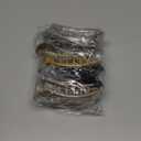 Mesovor 5 Pack Flat Hair Claw Clips, 4.33" Nonslip Large Round Lay Flat Hair Clips | Strong Hold French Flat Hairclips for Lying Down, Yoga, Driving (Neutral Matte)