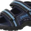 Beverly Hills Boys Sports Active Sandals Open Toe Athletic Summer Shoe (Toddler to Big Kid) (Navy Blue, 7 Toddler)