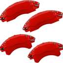 AOOA Caliper Covers Red Aluminum Brake Caliper Covers Fit for Acura MDX 3.5L 2022-2026 （front and rear), Red blank
