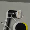 PUFTEM Electric Spin Scrubber, Cordless Shower Scrubber with Battery Level Display, 2 Speeds Electric Scrubber for Cleaning with 6 Replaceable Heads, Cleaning Brush for Bathroom/Sink/Window