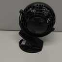 Gazeled Clip on Fan Battery Operated, 360 Rotation, with 8 Free AA Batteries, Quiet USB or Battery Operated Fan, 5'' Portable Battery Powered Clip on Fans for Camping, Stroller, Bedroom, Outdoor (Black)