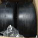 2 Pack 13x5-6" Flat Free Riding Lawn Mower Tires and Wheel, Garden Tractor Solid Smooth Tires, Hub Range for 3.25"- 7.22", 13x5.00-6" Flat Free Zero Turn Front Tires with 3/4" & 5/8" Bearings