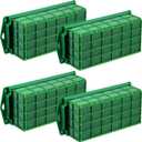 Boao 4 Pieces Floral Foam Cage Holder with Floral Foam for Fresh Flowers Cage Bowl for Table Centerpiece Flower Arrangement, Rectangle, 11.8 x 4.7 x 3.1 Inch