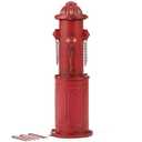 YiLifebes Dog Fire Hydrant Pee Post, 22.4" H Fake Fire Hydrant for Dogs to Pee on, Red Metal Dog Pee Post for Training Tool, Puppy Pee Pole for Dogs Indoor Outdoor Garden Yard Statue
