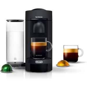 Nespresso Vertuo Plus Deluxe Coffee and Espresso Maker by De'Longhi, Matte Black (Matte Black)