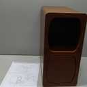 Solid Wood Skinny Nightstand Slim Nightstand with Drawer,Modern Narrow Bedside Table,Narrow Skinny Side Table for Bedroom,Walnut