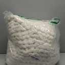 ATMOSURELY Ultra Soft Cream White Chunky Knit Throw Blanket Cozy Fluffy Chenille Yarn Handmade Cable Knit Crochet Blanket for Bed Sofa Couch 50x60 Inches (Cream White, 50"x60")