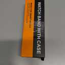 2 x 3 In 1 Waterproof Privacy Case for Apple Watch 10 With Band 46mm,Water Proof Face Cover Built-in Anti Spy Tempered Glass Screen Protector & Silicone Soft Bands for iWatch Series 10(Clear/White, 46mm)