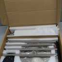 Floor Lamp with Remote Control,Floor Lamps for Living Room/Bedroom/Office, Stepless Adjustable 3000K-6000K Colors and 10-100% Brightness,Standing Light with Foot Switch (Nickel+Beige Linen)