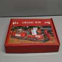 Christmas Train Set, Festive Christmas Tree Train-Deliver Holiday Cheer in Style.Whimsical Santa Gift Box Holder for Candy & Ornaments, Perfect Holiday Decor for Family Celebration