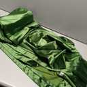 RYB Home Green Curtains 84 inches Long Plush Velvet Curtains, Thermal Insulated Darkening Window Drapes for Living Room Privacy Drapes for Guest Room, W52 x L84, 2 Panels