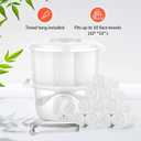 TASALON White Hot Towel Steamer for Facials, 5-Min Quick Heating Towel Warmer Machine, Portable Spa Salon Equipment with Aromatherapy for Massage