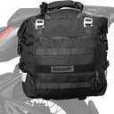 Rhinowalk Waterproof Motorcycle Saddlebags Luggage Bags 20L Quick Release for Adventure & Sport Bikes, Black (1 Pack)