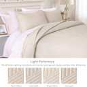 Exclusivo Mezcla Ultrasonic Twin Quilt Bedding Set, Lightweight Brich Beige Bedspreads Soft Modern Geometric Coverlet Set for All Seasons (1 Quilt and 1 Pillow Sham)