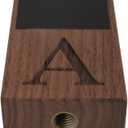 Chalkboard Kegerator Tap Handle for Kegerator with Monogrammed A, Perfect For Home Bar, Laser Engraved Wood Tap Handles, Beer Lover Gift, 8 Inch Tall Walnut Wood