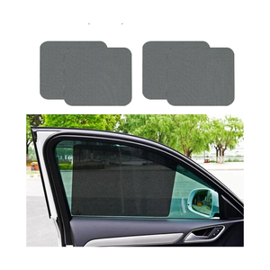 4Pcs Car Side Window Sunshade, Car Window Shades, Static Cling Films Stickers to Blocking UV Rays and Protecting Privacy, Reuseable Washable Sun Shade Universal for Cars, Trucks, SUVs