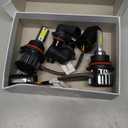 Compatible for 1997 1998 1999 2000 2001 2002 2003 Ford F150 F250 F350 F450 Light Bulbs, 9007 HB5 High Low Beam 9006/9145 Fog Lights, 6500K Light Combo Kit, Plug n Play, 4-Pack