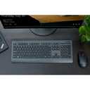Lenovo Professional Wireless Keyboard and Mouse Combo, 2.4 GHz USB Wireless Receiver, Full Size Ambidextrous Mouse, 24 Month Battery Life, Black