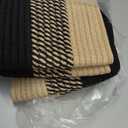 OIASKET Large Storage Basket for Organizing, Woven Rope Basket for Shelves, Closet Organizer Bins for Clothes, Blanket, Toys, Baby Nursery Storage, 17.7" x 13" x 7.87", 2 Packs Black & Brown
