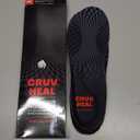 CRUVHEAL Work Orthotic Insoles - Anti Fatigue Medium Arch Support Shoe Insert Men Women - Plantar Fasciitis Flat Feet - Relieve Foot Pain - Work Boot Insoles Standing All Day (XL, Gray) (Men 11-13.5||Women 12-14.5)