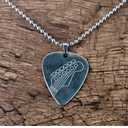 Guitar Pick Necklace, Stainless Steel Guitar Picks, Music Note Pendant Jewelry, Guitar Picks Plectrum, Guitar Accessories For Music Lovers Gifts