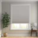 Changshade Cordless Cellular Shades, Blackout Honeycomb Shades for Windows, Pull Down Pleated Blinds, Easy to Install for Indoor Windows and French Doors,52" W x 72" H, Beige