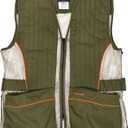 Allen Company Ace Shooting Range Vest with Moveable Shoulder Pad - Shooting Apparel for Adults - X-Large - Olive/Tan