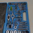 80pcs Tap and Die Set, Metric and Standard Threading Tool Kit for Cutting and Repairing Internal & External Threads, NC/NF/NPT Compatible (80)
