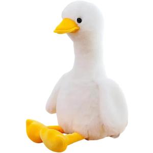 Duck Stuffed Animal, Stuffed Duck Plush Toys, Birthday for Kid Boys Girls (10inch-White)