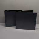 Universal 20998 Slant-Ring Economy View Binder, 5" Capacity, Black (White)