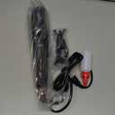 Tome Steam Straighteners Brush, Negative Ion Hair Straightener Brush to Manage & Shape, Wide Hot Comb for Medium to Thick Hair, Steam Brush for Women，Black